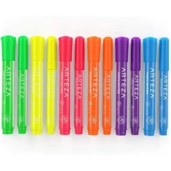 Arteza Highlighters, Broad & Narrow Chisel Tips, Alcohol-Based, 6 Assorted Colors, For School - 60 Pack -Stationery Sphere Outlet Store GUEST ef9a0569 fbed 495c 8ff0 b5e6e296879b