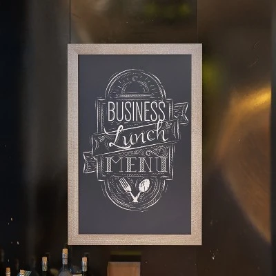 Emma And Oliver Framed Decorative Wall Hanging Chalkboard With Magnetic Surface For Weddings, Parties, Showers And More 1 Emma And Oliver Framed Decorative Wall Hanging Chalkboard With Magnetic Surface For Weddings, Parties, Showers And More