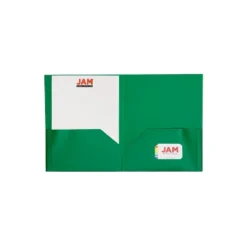 JAM Paper Plastic 2-Pocket Folders Green 6/Pack (382EGRD) 6 JAM Paper Plastic 2-Pocket Folders Green 6/Pack (382EGRD) -Stationery Sphere Outlet Store GUEST f0850ccb b148 4aaf a729 cef53dbc6fea