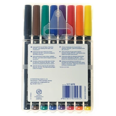 Lumocolor Permanent Markers 8ct - Staedtler 5 Lumocolor Permanent Markers 8ct - Staedtler - Image 5
