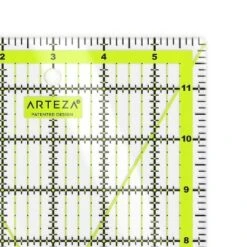 Arteza Acrylic Quilter Ruler, 6"x12"