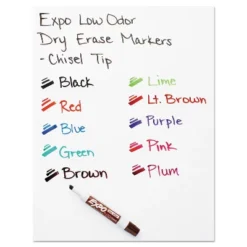 EXPO Low Odor Dry Erase Marker Chisel Tip Red Dozen 80002 -Stationery Sphere Outlet Store GUEST f4df07b3 b7a1 4dc2 befb 87d9e4f69174