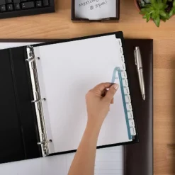 Avery Print & Apply Clear Label Dividers W/White Tabs 12-Tab Letter 5 Sets 11582 -Stationery Sphere Outlet Store GUEST f539651a ac07 49bf 91cf 5209e02d9349