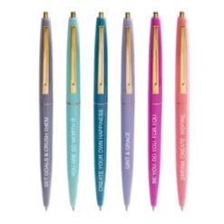 Paper Junkie 12 Pack Inspirational Ballpoint Pens With Motivational, Encouraging Messages, Inspirational Pens For Women (6 Colors) -Stationery Sphere Outlet Store GUEST f6e3ace0 ef23 4321 9ce0 f01510ccd763