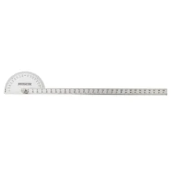 Okuna Outpost 30cm Stainless Steel Swing Arm Angle Protractor For Construction, Woodworking, Engineering, Architecture, 7.9 X 5.1 In -Stationery Sphere Outlet Store GUEST f7b31425 e6f7 41d6 9fe4 5fdba277ae43