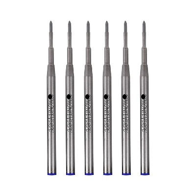 Monteverde Monteverde Ballpoint Pen Refill Broad Point Blue Ink 6 Pack (M443BU) 1 Monteverde Monteverde Ballpoint Pen Refill Broad Point Blue Ink 6 Pack (M443BU)
