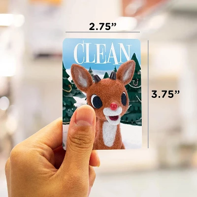 NMR Distribution Rudolph The Red-Nosed Reindeer Double Sided Dishwasher Magnet 2 NMR Distribution Rudolph The Red-Nosed Reindeer Double Sided Dishwasher Magnet - Image 2