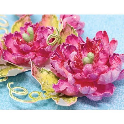 Heartfelt Creations Flower Shaping Paper 12"X12" 25/Pkg-White 3 Heartfelt Creations Flower Shaping Paper 12"X12" 25/Pkg-White - Image 3