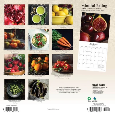 Brush Dance 2024 Wall Calendar 12"x12" Mindful Eating 1 Brush Dance 2024 Wall Calendar 12"x12" Mindful Eating