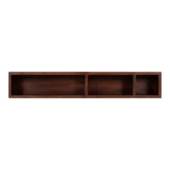 26" X 4" Hutton Wall Pocket Shelf Walnut Brown - Kate & Laurel All Things Decor -Stationery Sphere Outlet Store GUEST fcbc9acd 2065 4cf3 bb32 4f8a1e033d97