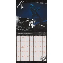 Trends International Inc. 2023-24 Wall Calendar 12"x12" Netflix Stranger Things Bilingual English/French