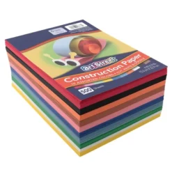 Prang Lightweight Construction Paper, 10 Assorted Colors, 6" X 9", 500 Sheets Per Pack, 2 Packs -Stationery Sphere Outlet Store GUEST fe19014a 2bcb 4164 9ae7 0611d4e18706