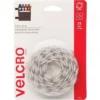 VELCRO® Velcro Sticky-Back Hook And Loop Dot Fasteners 5/8 Inch White 75/Pack 90090